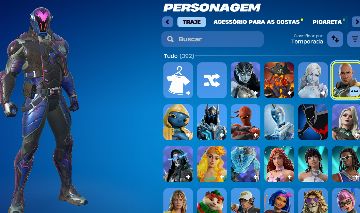 Conta de fortnite 392 skin e muitos passes