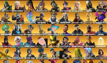 Conta fortnite + 300 skins