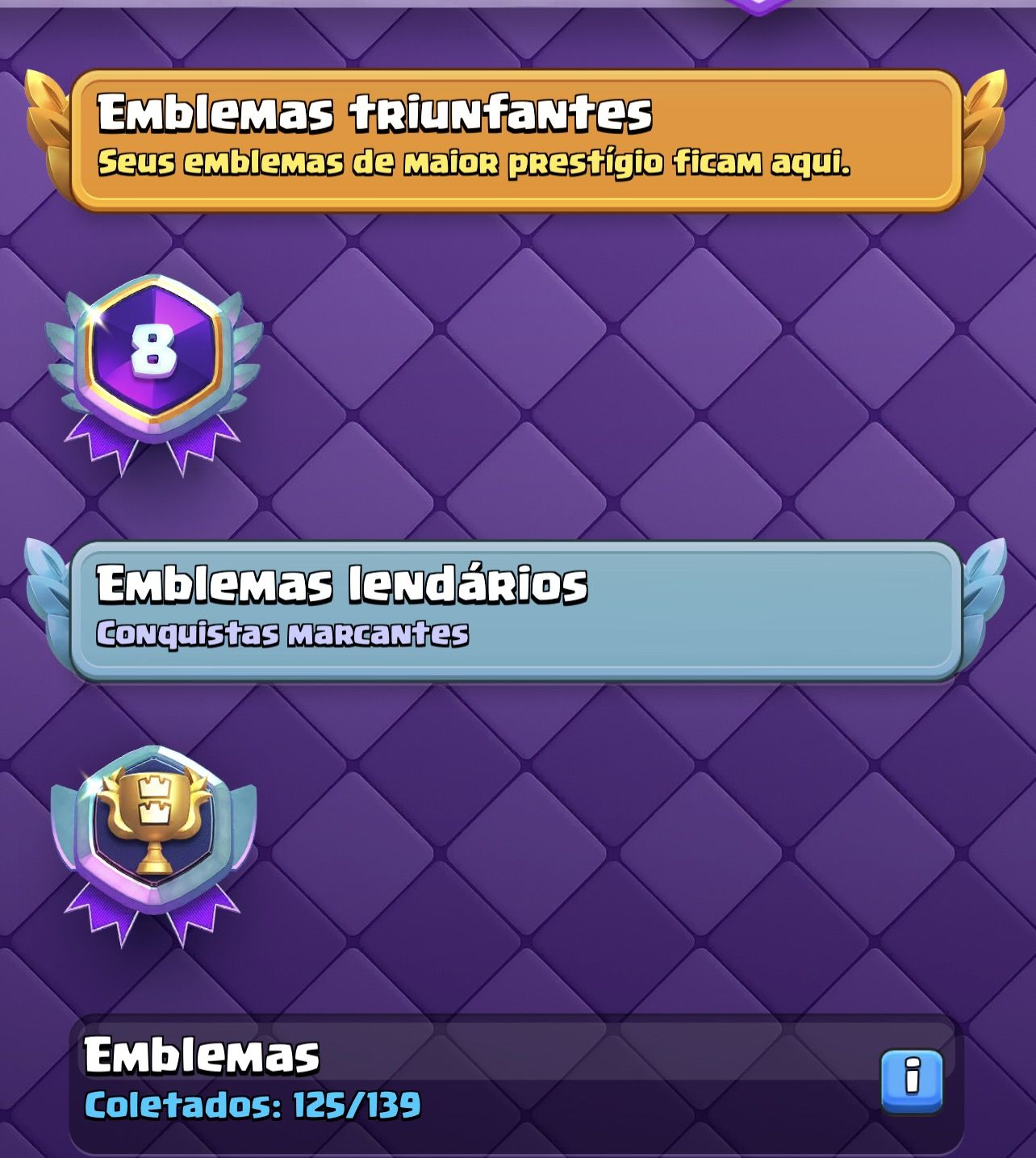 Conta clash royale 14000 troféus, level 16 com 8 anos