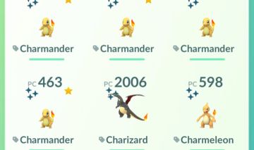 Charmander Shiny 2020/Charizard shiny 2020 | TROCA SORTUDA | Pokémon GO