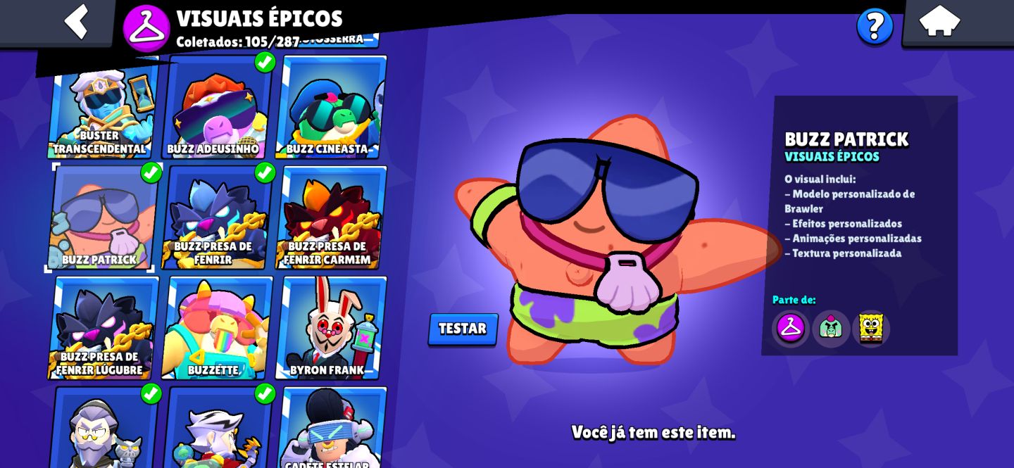 CONTA DE BRAWL STARS 2019
