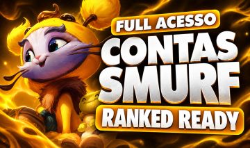 ( ESCOLHA SUA SKIN ) LVL 30-15 CONTAS SMURF LOL ( SERVER BR - SEM RANQUE/ELO )