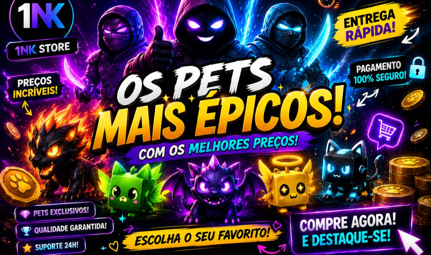 NINJA LEGENDS - PET's ( ESTOQUE ATUALIZADO )