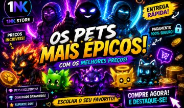 NINJA LEGENDS - PET's ( QUEIMA DE ESTOQUE)