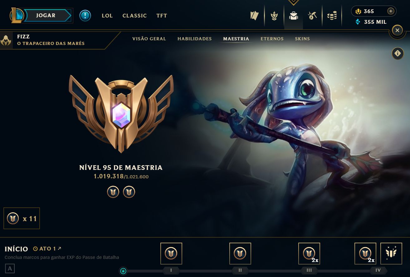 CONTA HIGH LEVEL 944 | PLATINA I | 324 SKINS (4 ULTIMATES + 25 MÍTICAS)