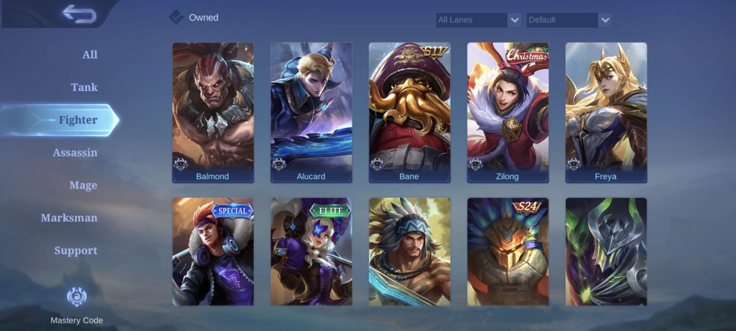 Mobile legends 20 skins