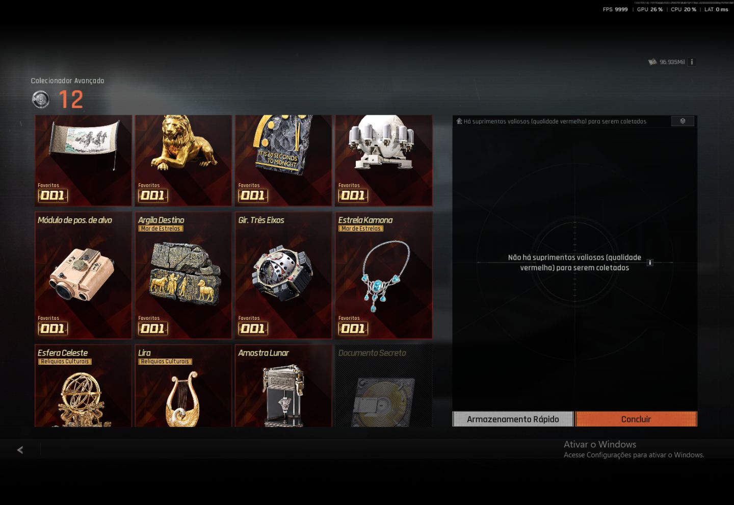 CONTA ARENA BREAKOUT LEVEL 30 + 156M STASH + SKINS + FULL INVENTARIO+2,3K MOEDAS