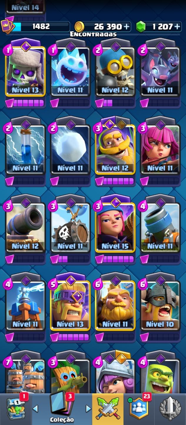 CONTA CLASH ROYALE