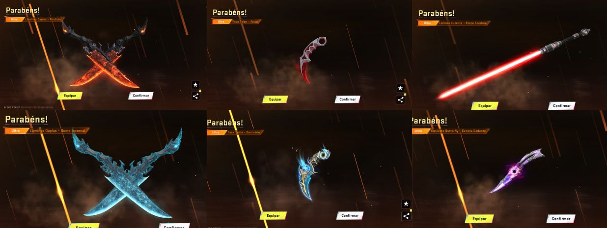 (Melhor Preço)Conta Blood Strike com +8 Itens Permanentes -Skins /Facas/Eternas