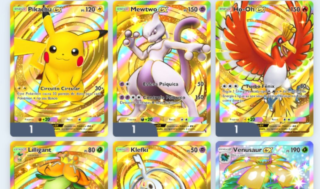 CONTA RARA POKÉMON TCG POCKET
