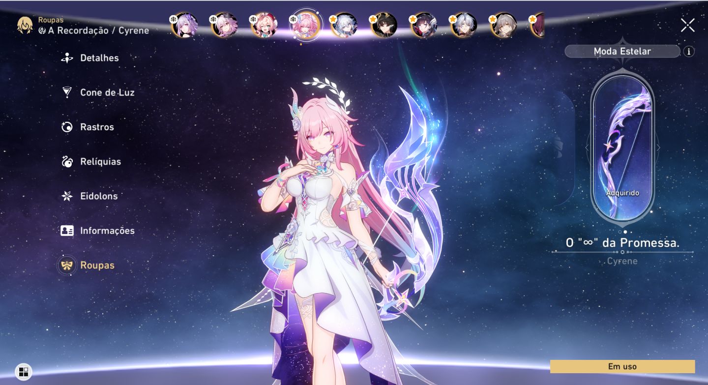 [Honkai Star Rail] Conta Endgame | Phainon E2S1 + Cyrene E2S1 + Acheron E2S1