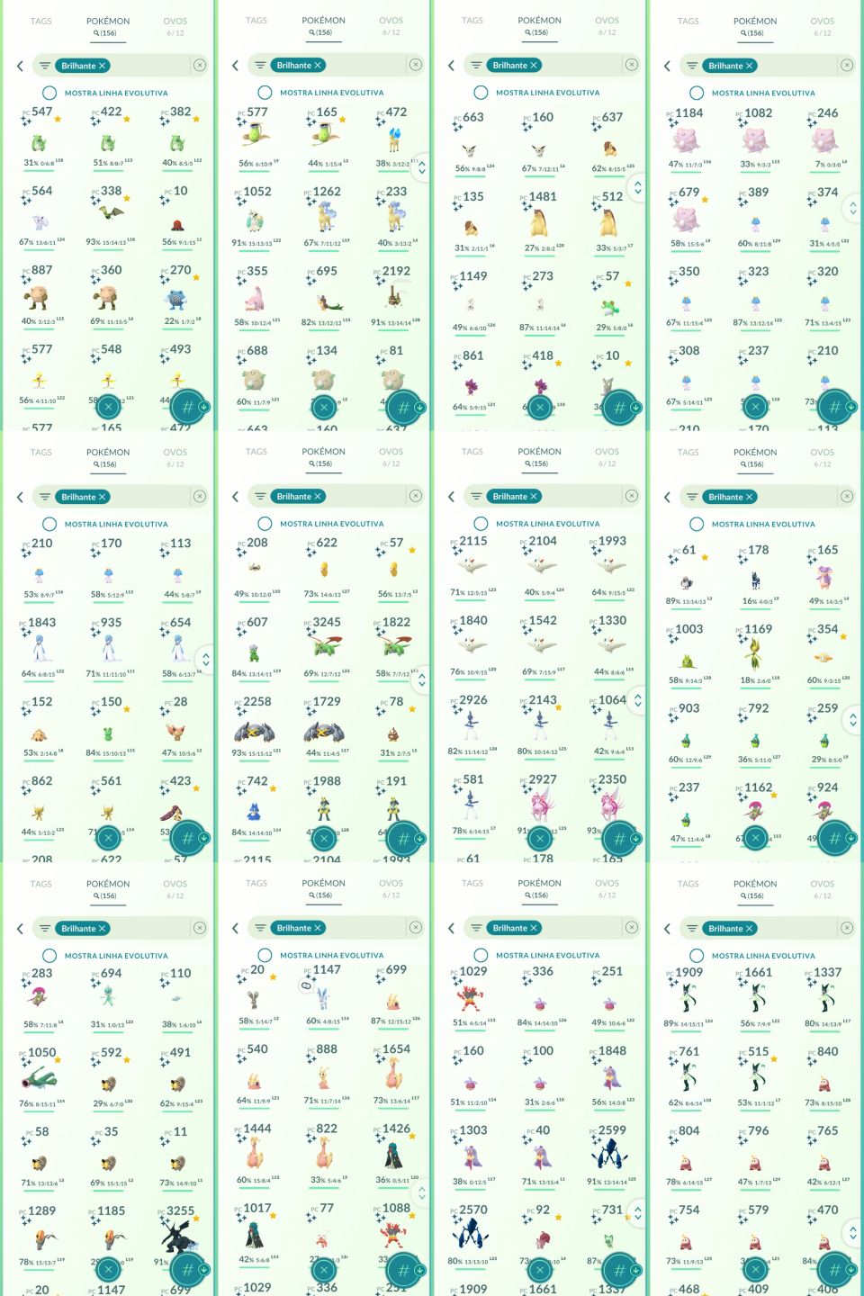 CONTA PREMIUM LV42 ZEKROM SHINY FUNDO 4 LENDARIOS SHINYS E MAIS - POKEMON GO