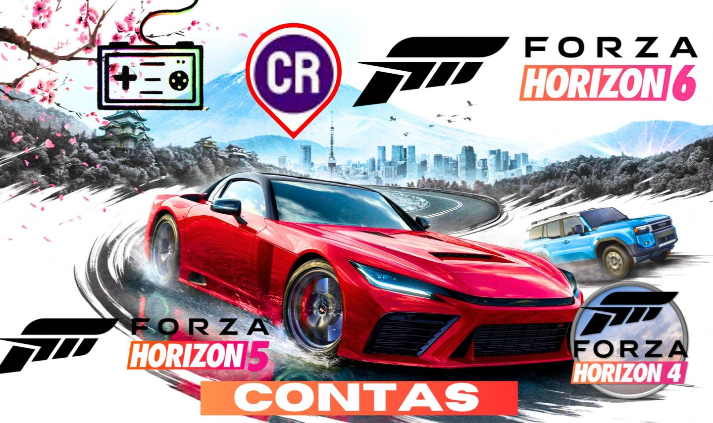 Contas com credito e carros No Forza Horizon 6/5/4 Xbox/Pc