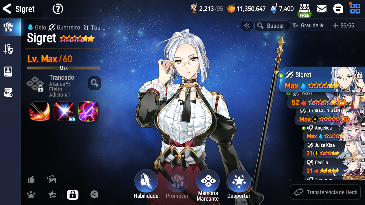 CONTA INICIAL EPIC SEVEN PARA SE TER UM ÓTIMO COMEÇO COM ML