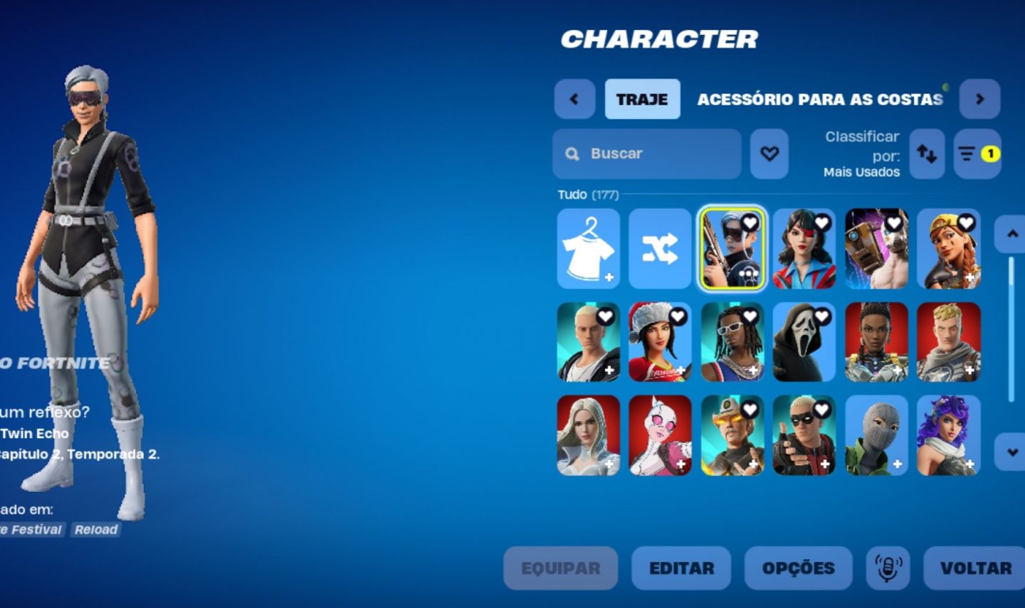 CONTA FORTNITE COM SALVE O MUNDO E ITENS RAROS