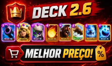 CONTA CLASH ROYALE 2.6 UPADO + 12 EVO + 10 TORNEIOS FECHADOS + 200 FRAGEMENTOS