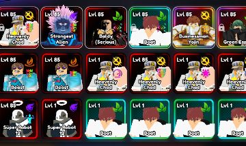 UNITS RARAS PERSONAGENS NA SUA CONTA - ANIME LAST STAND