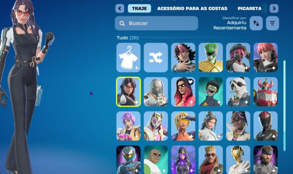 CONTA DE FORTNITE COM 23 SKINS + SKIN DE HEROI FULL ACESSO