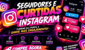 Instagram Turbo Seguidores + Curtidas | Entrega Rápida