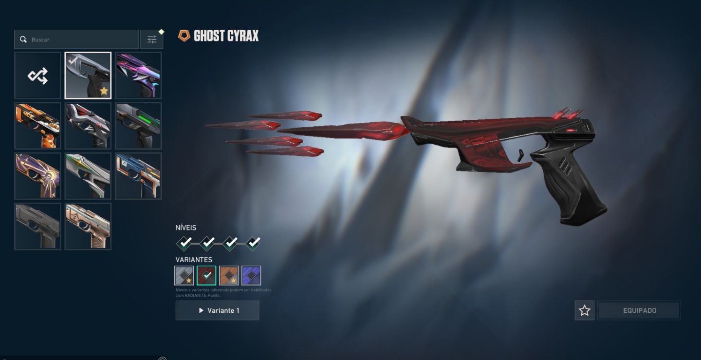 Conta Valorant com Skins - Lvl 314 quase R$3 MIL GASTOS - Ascendente