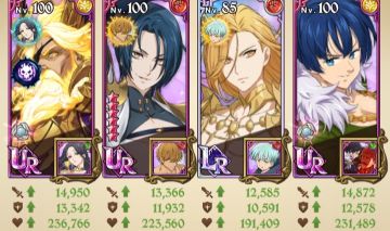 Conta de 7ds com time meta pvp