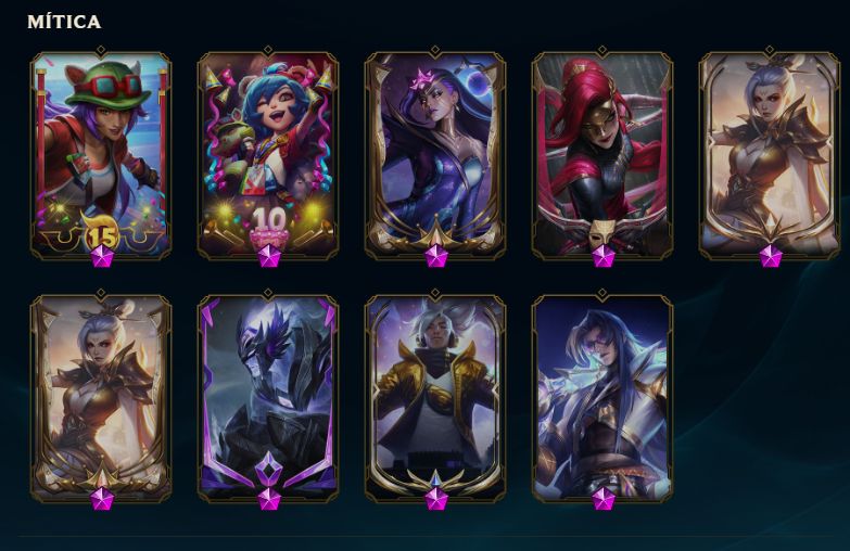 Conta LOL- Kayle Juiza, 166k Essencia e 621 skins e cromas full acesso