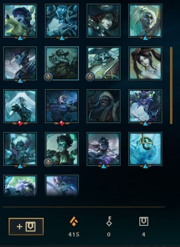 Conta smurf antiga Mestre(150 pdl) PEAK-720 PDL, 69 skins/30 fragmentos