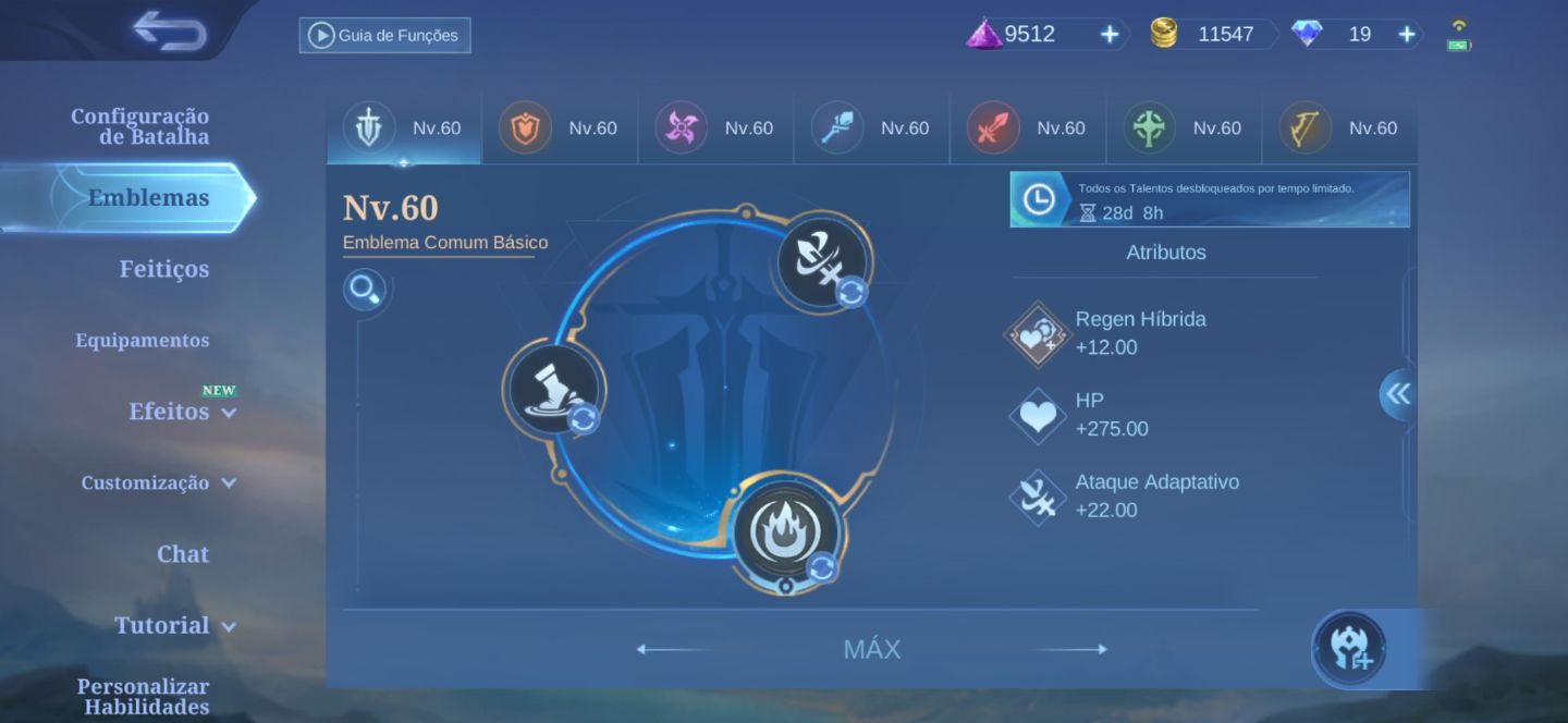 Conta mobile legend oportunidade