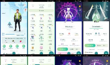 LVL 21 | 3 MEWTWO + 2 LUGIA + SUICUNE + CELESTEELA SHINY | D072