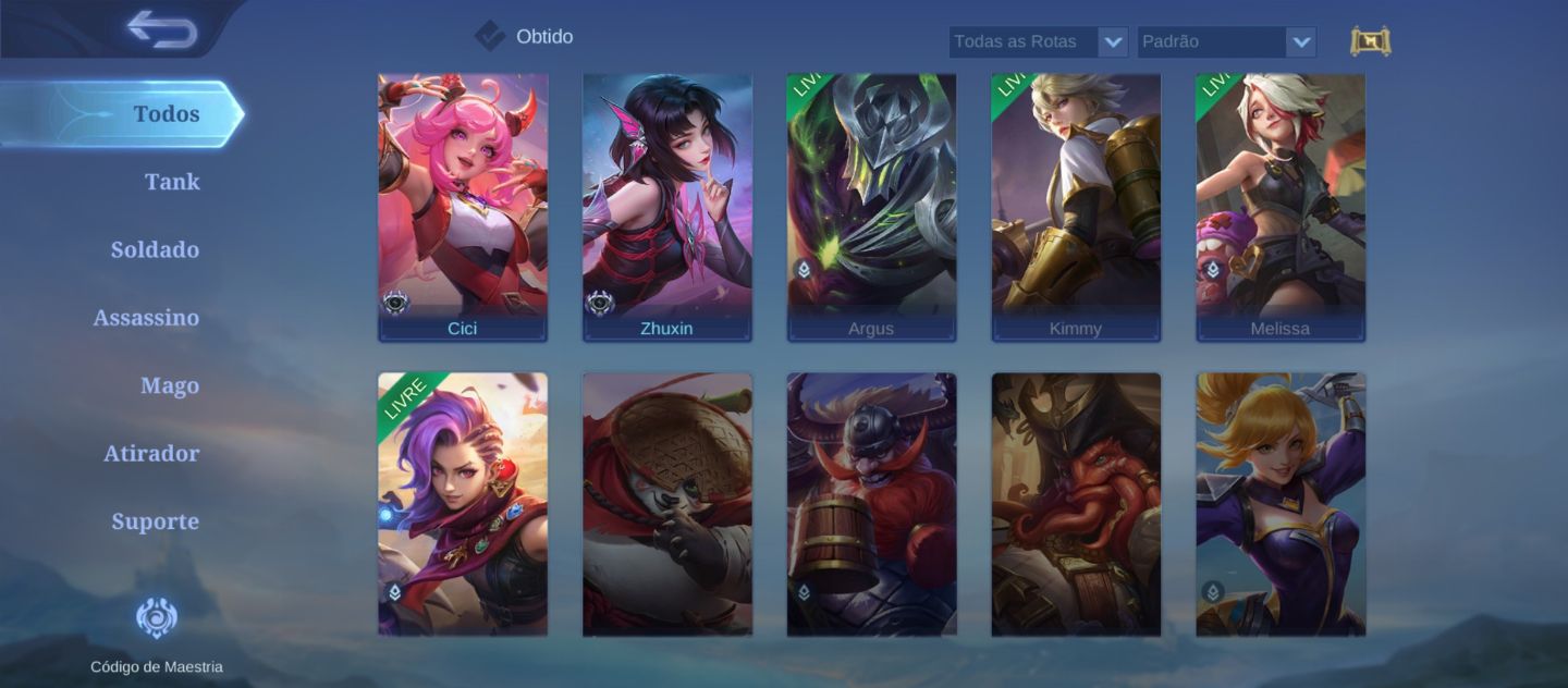 Conta boa mobile legends. Diversas skins . Conta antiga . Muito boa