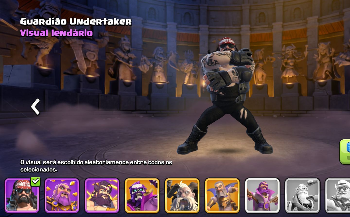 CONJUNTO WWE 2.0 COM SKIN EXCLUSIVA DO REI SAMURAI