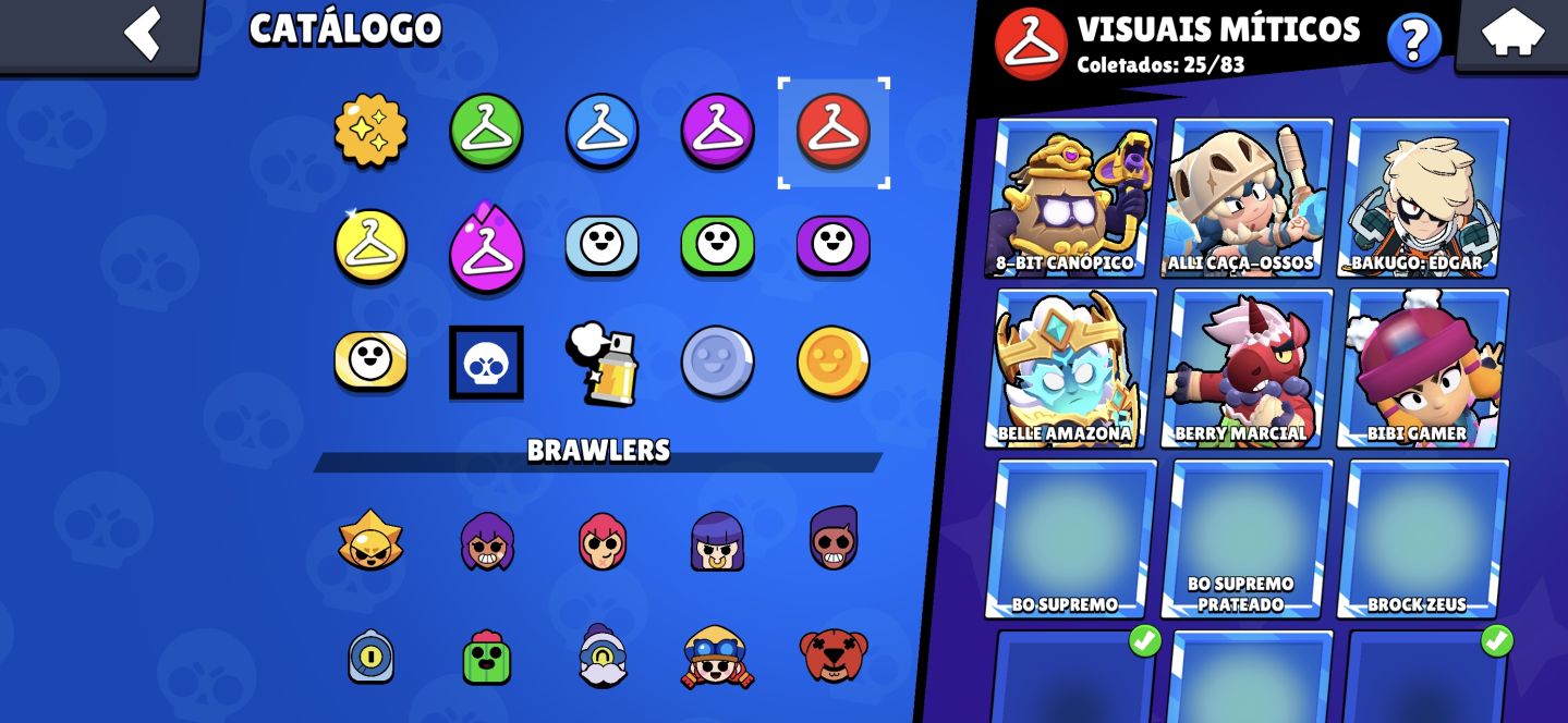 CONTA DE BRAWL TOP 80K DE TROFÉUS COM FAMA SOLAR