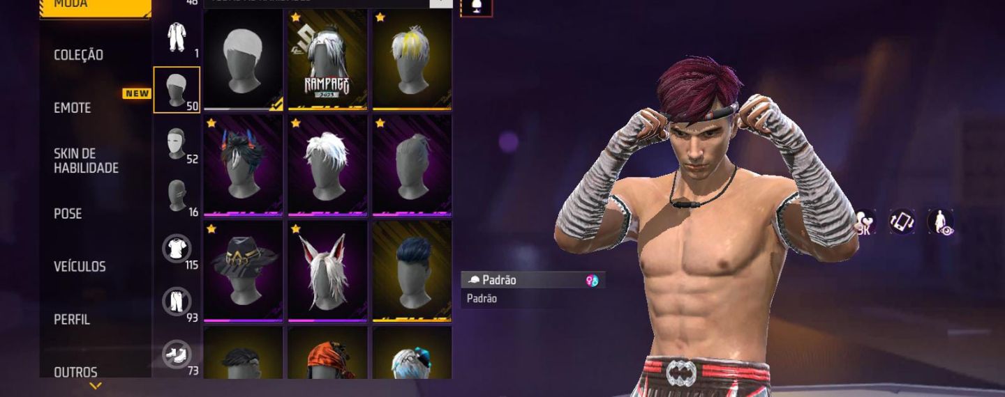 Conta level 52 com mais de 100 peita com punho gemada e simples