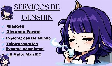 Serviços de Genshin - Diversar Farms, exploração, Eventos e muito mais ainda!!!