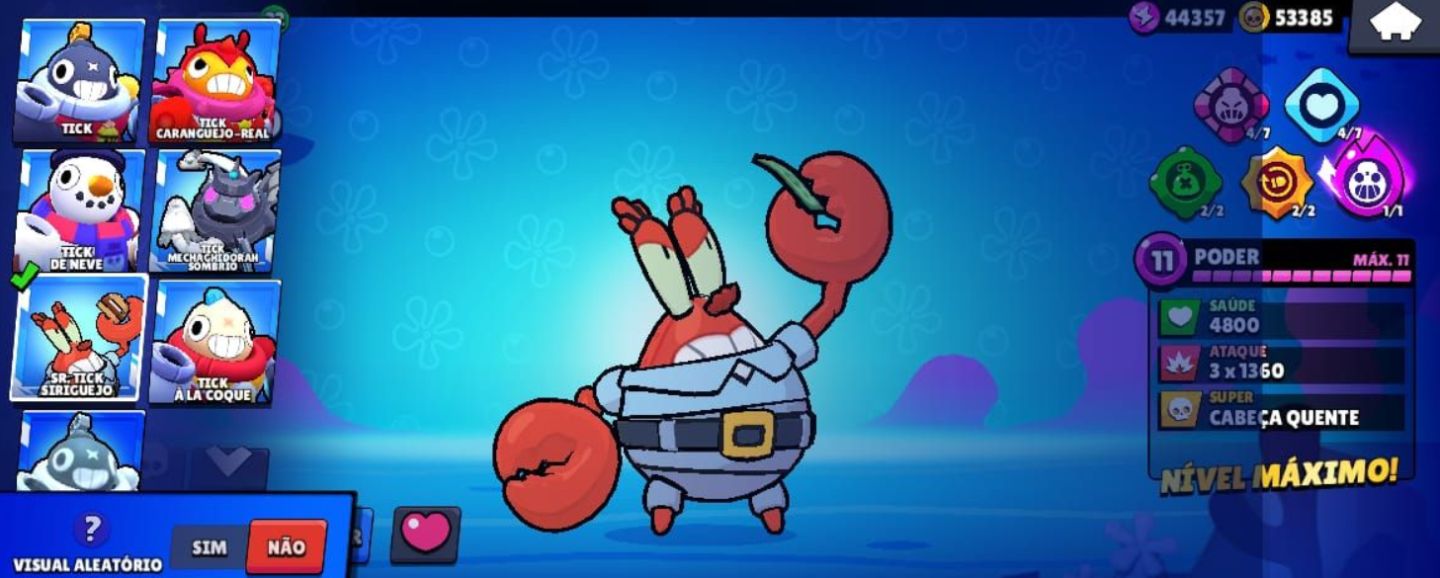 CONTA BRAWL STARS + 203 SKINS + 89K DE OURO + 186 GEMAS + BUZZ GODZILLA PRETO