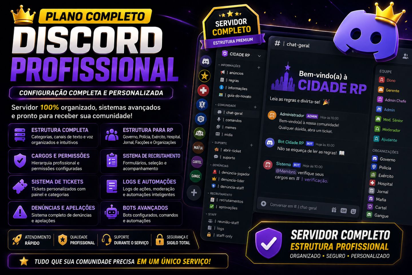 DISCORD PROFISSIONAL COMPLETO