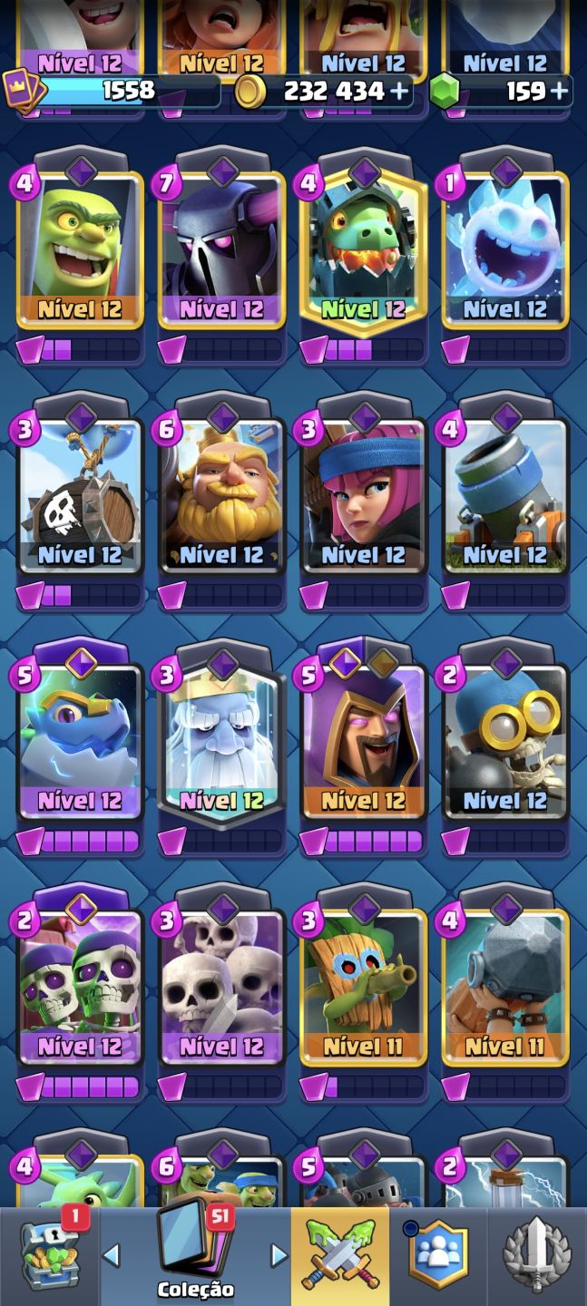 CLASH ROYALE - 13K - 8 EVOS
