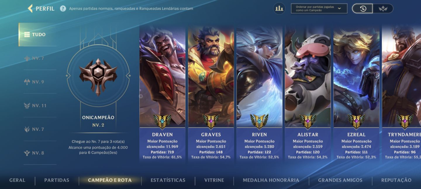 CONTA RIOT COMPLETA PC + WILD RIFT R$ 1.017 INVESTIDOS