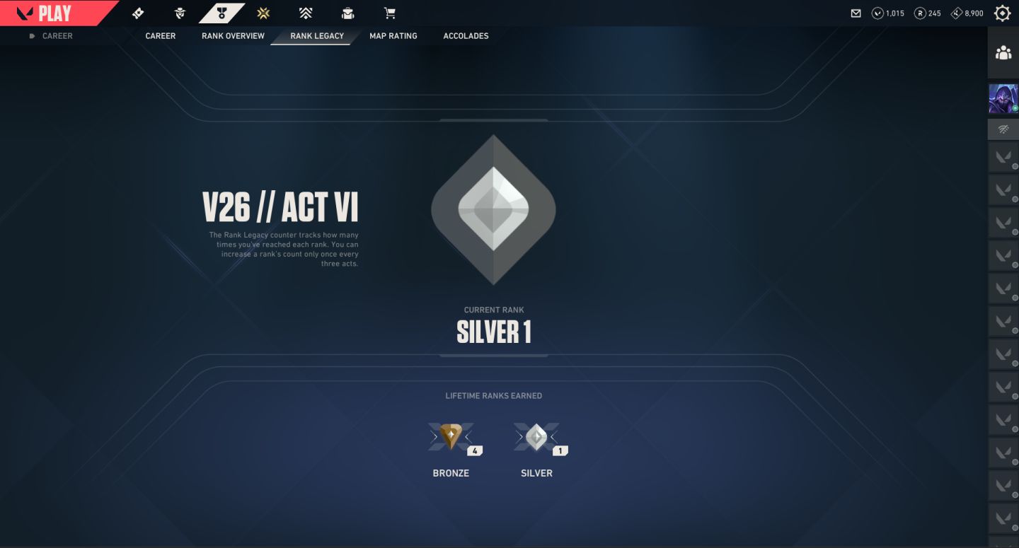 CONTA VALORANT | MUITAS SKINS | COM 1000 VPs DISPONÍVEIS | R$800 GASTOS