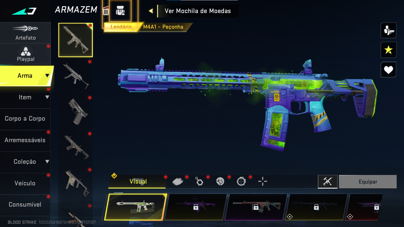 CONTA BLOOD STRIKE SKINS EXCLUSIVAS E LIMITADAS