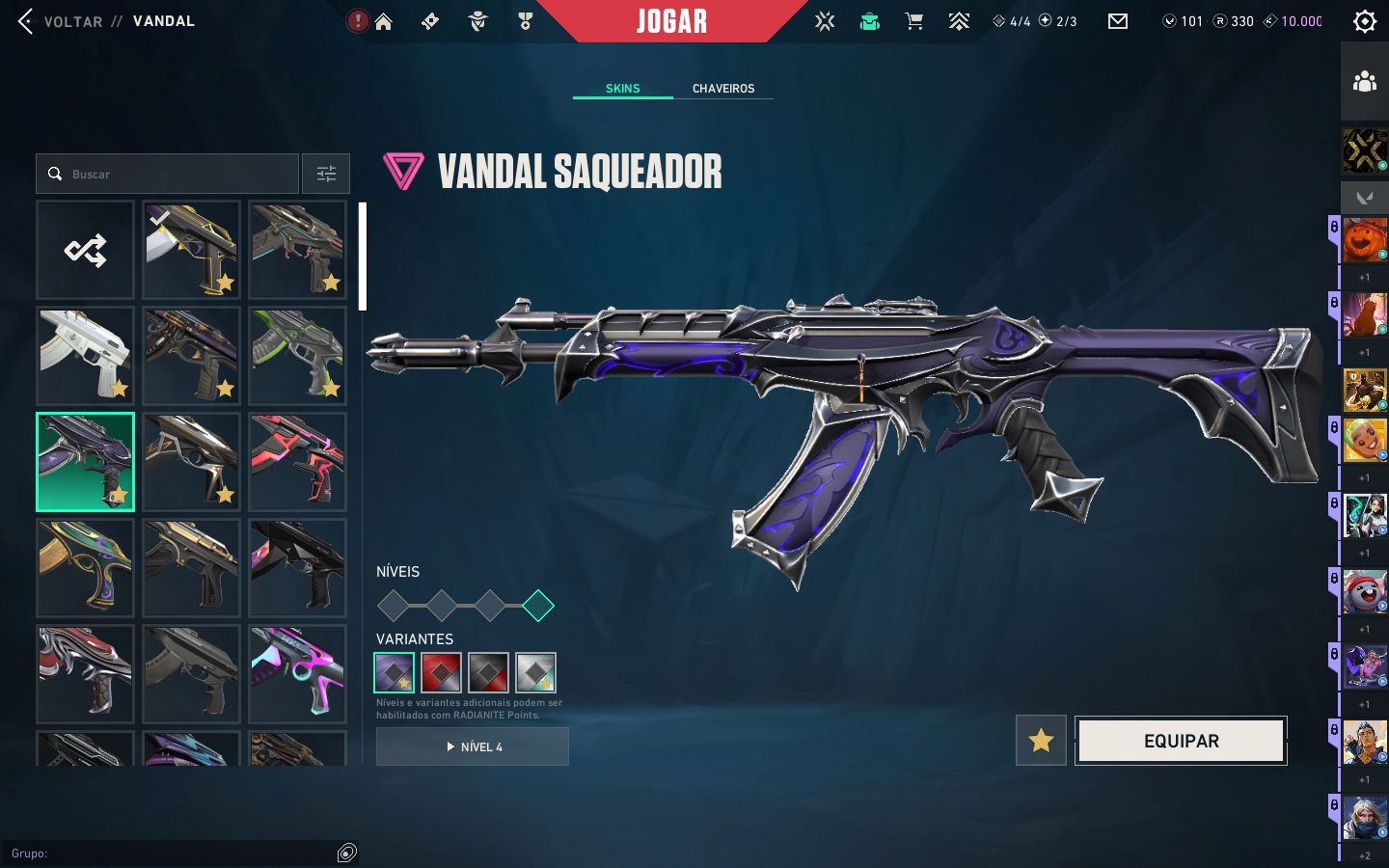 Conta de Valorant nv 354