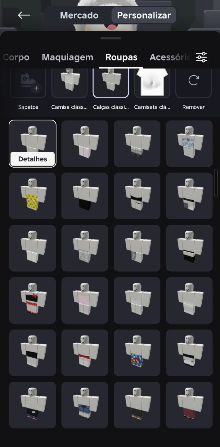 Conta de roblox feminina