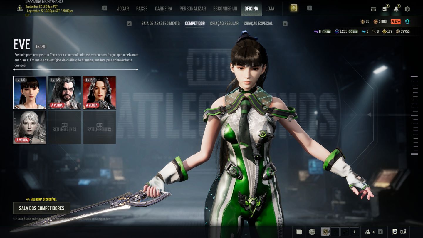 CONTA PUBG STEAM PROGRESSIVAS + 3 PERSONAGENS