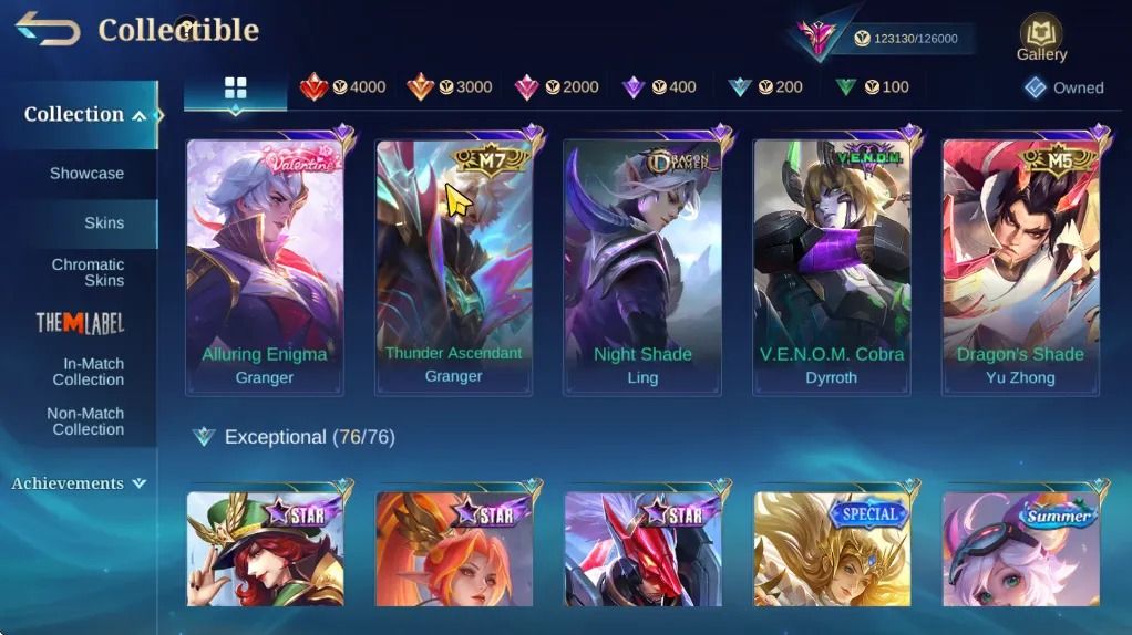 Legend Granger e Gusion - KOF Dyrrot - 6 LuckyBox