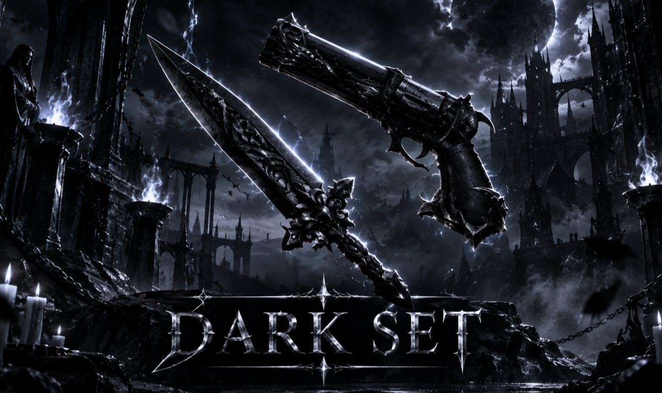 DARK SET | CONJUNTO ESCURIDÂO | ITENS | GODLY | MM2 | MURDER MYSTERY 2 | MISTERY