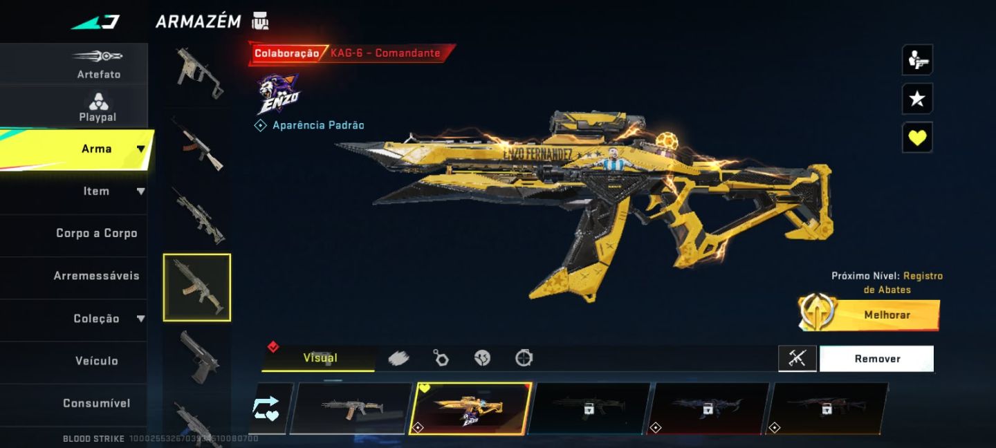 (PROMOÇÃO!) CONTA DE BLOOD STRIKE COM 4 ETERNAS RARAS!