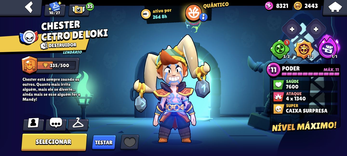 CONTA BRAWL STARS 26K | 79 BRAWLERS | BAKUGO + GODZILLA + BOB ESPONJA + UNO