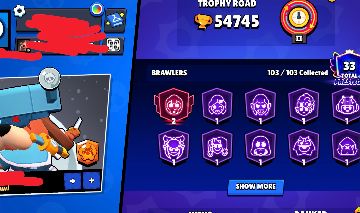 CONTA BRAWL STARS SUPER RARA