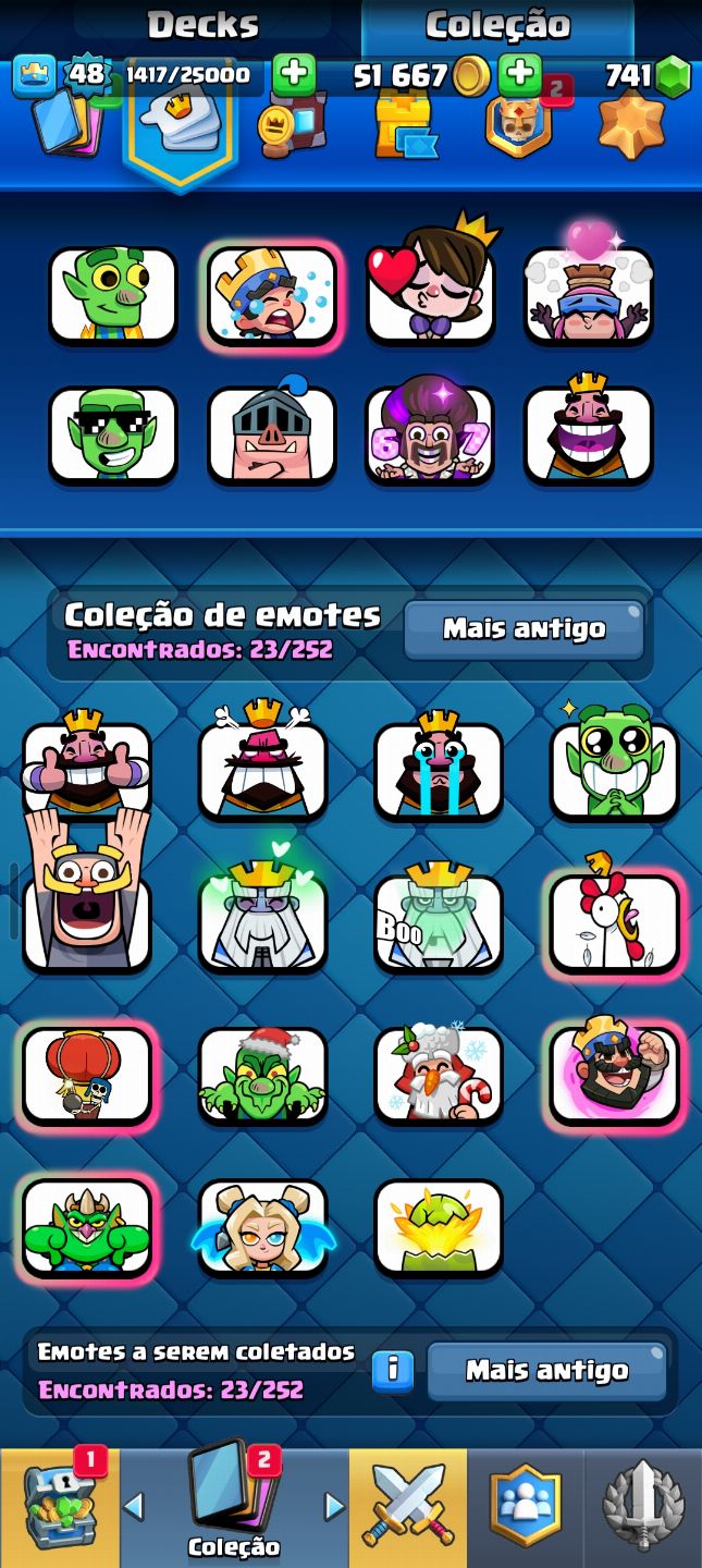 CONTA DE CLASH ROYALE | CLASH OF CLANS | BRAWLS STARS | 4ANOS PARA CIMA