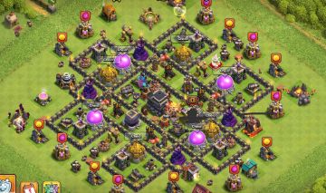Contas Clash Of Clans CV 9 Full + 2k Gemas + Full acesso